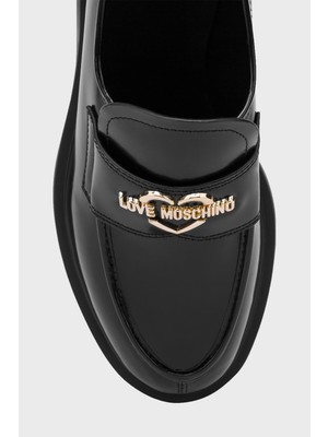 Love Moschino Logolu Loafer Ayakkabı Bayan Ayakkabı JA10404G0LJD0000