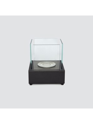 Fh Finehome Mini Elegance Masaüstü Şömine Siyah