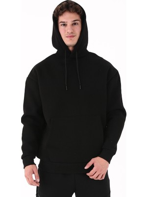 Scorp Origin Erkek Hoodie Sweatshirt Siyah