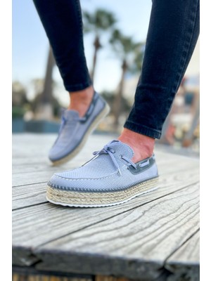 Yasaba Accessories CH311 Espadril Erkek Ayakkabı Antrasıt