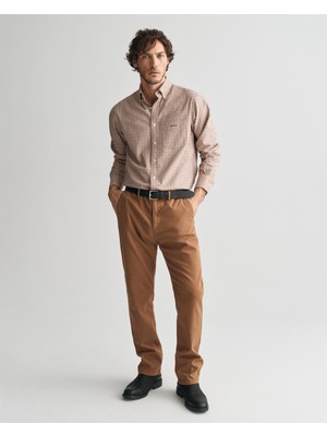 Gant Erkek Kahverengi Slim Fit Pantolon 1505228.210