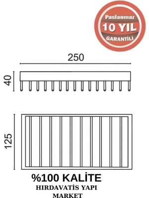 Çelik Banyo Paslanmaz Pirinç Kumru Lama Șampuanlık Tekli 15 x 25