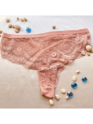 Dantelli Brezılıan Külot - Somon 38-40 B