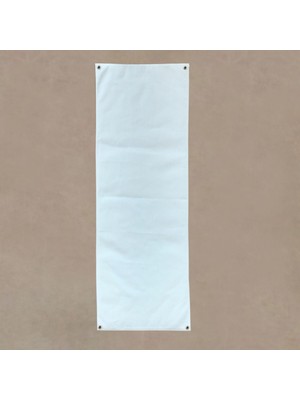 Kanvas Baskısız Boş Banner Afiş 40X100 Cm.