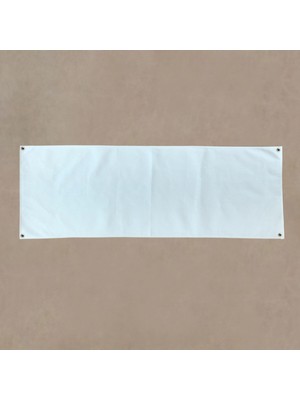 Kanvas Baskısız Boş Banner Afiş 40X100 Cm.