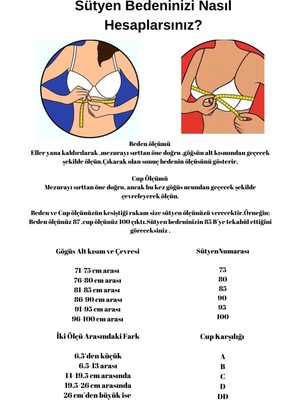 Caelia Design Kadın Tül Brode Basıc Bralette Alt Üst Tanga Sütyen Takımı