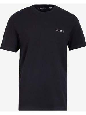 Guess 3'lü Siyah Erkek Atlet M Beden Desenli Yazlık Kullanım İçin Ter Tutmayan