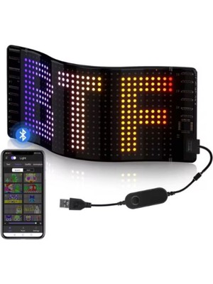 Mediterian Matrix Piksel LED Panel Tabela Bluetooth Uygulama Rgb 5V Kayar Tabela