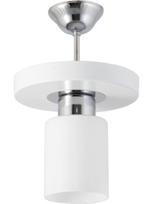 Mediterian Modern yuvarlak beyaz avize, şık ve zarif tasarım, ev ve ofis dekoruna uyum sağlar.