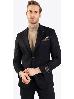 Karaca Erkek 6 Drop Ceket-Siyah