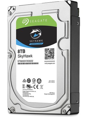 Seagate 8tb ST8000VX009 Skyhawk 3.5' 5400RPM Harddisk Güvenlik Diski (Hikvision)