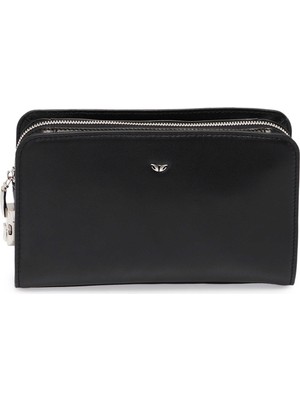 Tergan Siyah Hakiki Deri Erkek Portföy Çantası - S1PC00021518-A85