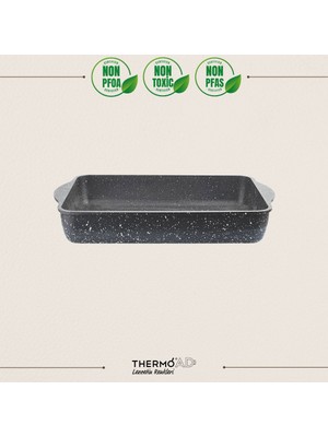 ThermoAD | Kare Tepsi | 35 cm | Gri