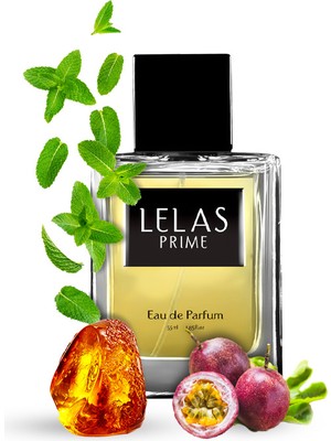 Lelas Prime 3 Wonderful EDP 55 ML - Amber Odunsu Erkek Parfümü