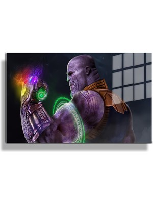 Marsilyan Sanatsal Yapayzeka, Creative Art, 3D Dekoratif Baskı Yatay Cam Tablo 98