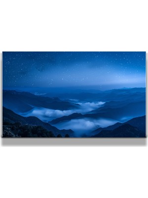 Marsilyan Sanatsal Yapayzeka, Creative Art, 3D Dekoratif Baskı Yatay Cam Tablo 115