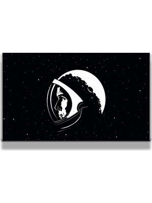 Marsilyan Sanatsal Yapayzeka, Creative Art, 3D Dekoratif Baskı Yatay Cam Tablo 223