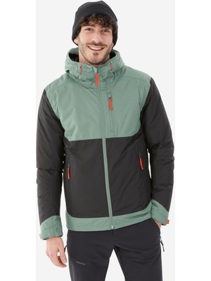 Decathlon Erkek Su Geçirmez Outdoor Kar Montu/kışlık Mont - Siyah/mavi - SH500 -10 °c