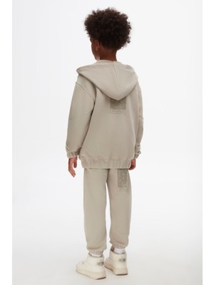 Nk Kids 67307 Erkek Çocuk Gri Detay Pantolon