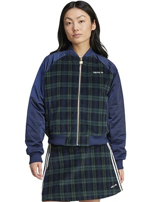 Adidas Tartan Jacket Kadın Günlük Ceket IX1040 Renkli