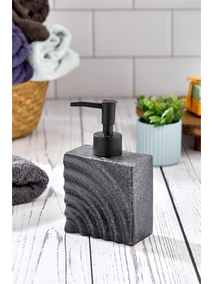 Cooker Modern Tasarım Sıvı Sabunluk - Şık ve Dayanıklı (Beton Görünümlü)