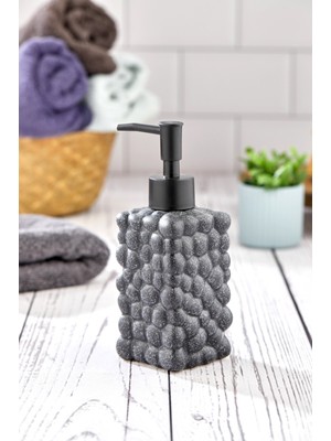 Cooker Modern Tasarım Sıvı Sabunluk - Şık ve Dayanıklı (Beton Görünümlü)