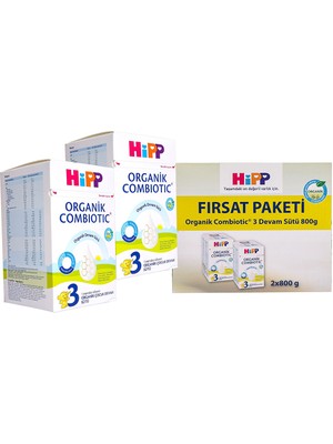 Hipp Organik Combiotic 3 Devam Sütü 2*800 Gr.