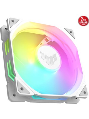 Asus Tuf Gaming TR120 Argb Beyaz 120MM 3lü Set Kasa Fanı