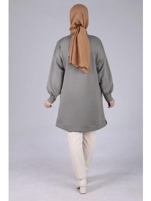 ottomanwear.com Büyük Beden Tunik Haki OTW20112