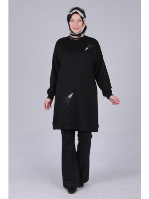 ottomanwear.com Büyük Beden Tunik Siyah OTW2050