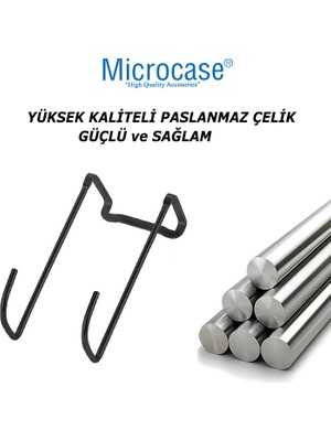 Microcase Paslanmaz Çelik Metal Banyo Duşakabin Mutfak Vb Alanlar İçin Askılık L Model - AL4839 2 Adet