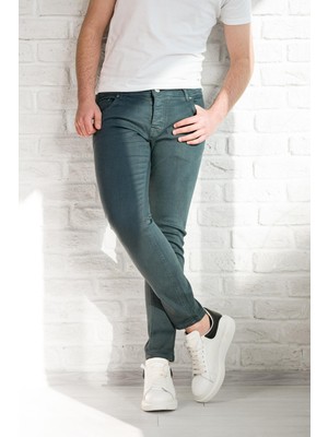 Fbı Skinny Slimfit Dar Paça Bilekten Pamuklu Kot Pantolon