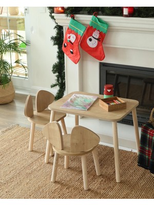 Seapol Oyun ve Aktivite Masa Seti - 1(Bir) Adet Masa + 2(Iki) Adet Sandalye