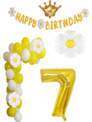 Best Parti Papatya Temalı 7 Yaş Doğum Günü Parti Seti