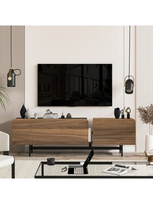 Lifedeco Tv Ünitesi Antrasit Tesbih Metal Ayaklı LD-4000-GTA