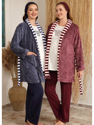 Bayan Lohusa 3'lü Gecelik Takım 4419