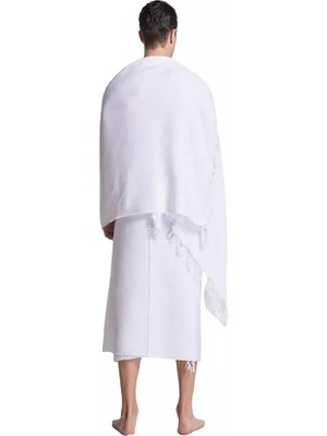 Natural Pamuk Ihram Kutulu Natural Pamuk Ihram %100 Pamuk Hac ve Umre Ibadetleri Için Yumuşak,beyaz