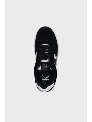 Calvin Klein Logolu Süet Platform Taban Sneaker Ayakkabı YW0YW016040GM Bayan Ayakkabı YW0YW01604 0gm