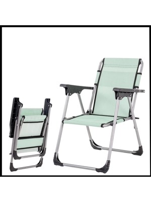 ArgeusUyguna-Yakala Su Yeşili Katlanabilir Çocuk Kamp SANDALYESI-TAB.162