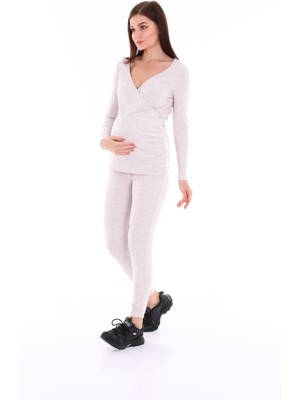 Meghan L.A Hamile Pamuklu Esnek Kumaş Alt