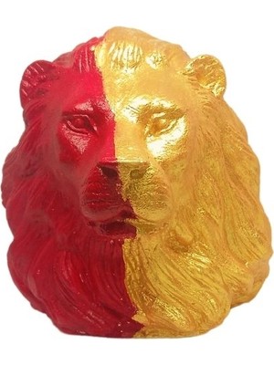 Gold Red Aslan Heykeli