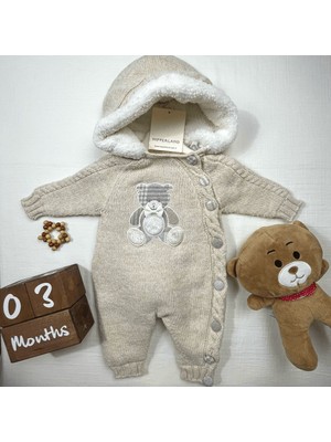 3-6 Ay Nipperland %100 naturel cotton Baby Bej Tulum