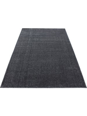 My Deco Carpet Modern Sade Kısa Havlı  Düz Renkli  Gri Çocuk Odası Oturma Odası Salon Mutfak Halısı