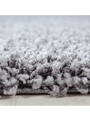 My Deco Carpet Soft Shaggy Halı Yüksek Tüylü Düz Açık Gri Rengi Çocuk Odası Oturma Odası Salon Mutfak Halı