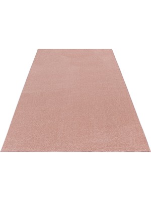 My Deco Carpet Modern Sade Kısa Havlı  Düz Renkli  Rose Gül Kurusu Çocuk Odası Oturma Odası Salon Mutfak Halısı