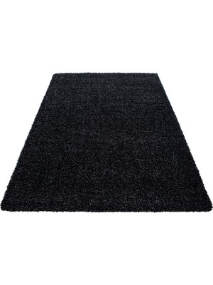 My Deco Carpet Soft Shaggy Halı Yüksek Tüylü Düz Antrasit Rengi Çocuk Odası Oturma Odası Salon Mutfak Halısı