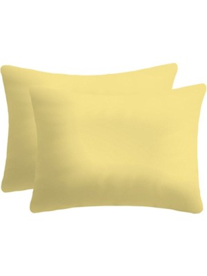 Mediterian Sarı pamuklu bebek yastık kılıfı seti 35x45, yumuşak ve rahat kullanım sağlar