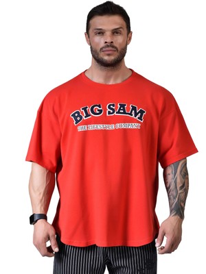 Pamuklu Rahat Kesim Tişört Big Sam 3112