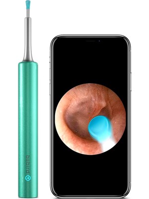 Bebird T5 5 Mp Kamera 3.5mm Lens Şarjlı Wifi Görüntülü Kulak Temizleyici Yeşil Renk Endoskopik Kulak Temizleyici