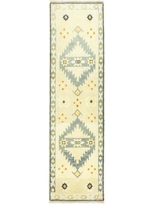 Soho Antiq Jasmin Abrajlı El Dokuma Yolluk 54X195 cm